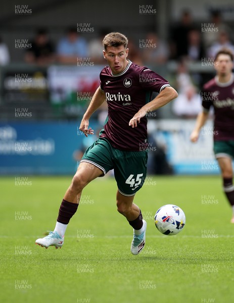 260725 - Exeter City v Swansea City - Pre Season Friendly - Cameron Congreve of Swansea 