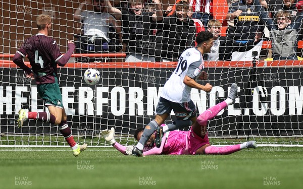 260725 - Exeter City v Swansea City - Pre Season Friendly - Sonny Cox of Exeter scores a goal