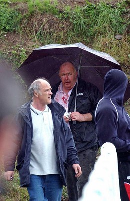 Collect pic  Spectator fights with rugby player. Cwmavon supporter recieved medical attention on the touch-line after he attacked Tonmawr lock Mervyn Meredith who had been yellow carded.  