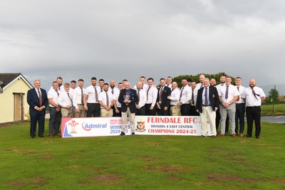 070625 - Ferndale RFC League Presentation - Admiral National League 4 East Central - Ferndale RFC celebrate lifting the trophy