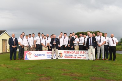 070625 - Ferndale RFC League Presentation - Admiral National League 4 East Central - Ferndale RFC celebrate lifting the trophy