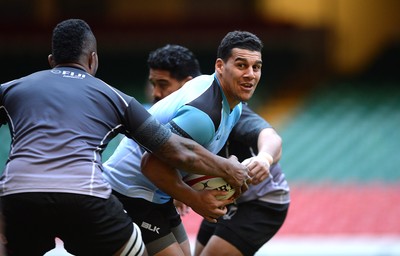 141114 - Fiji Rugby Training -Joshua Matavesi during training