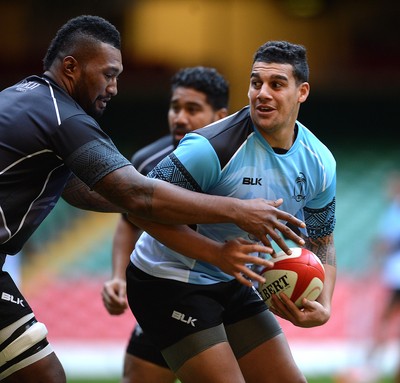 141114 - Fiji Rugby Training -Joshua Matavesi during training