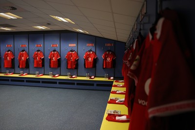 040726 - Fiji v Wales - Nations Championship - Wales Dressing Room before the game