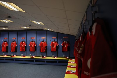 040726 - Fiji v Wales - Nations Championship - Wales Dressing Room before the game