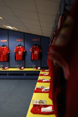 040726 - Fiji v Wales - Nations Championship - Wales Dressing Room before the game