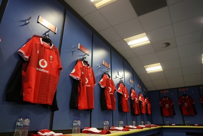 040726 - Fiji v Wales - Nations Championship - Wales Dressing Room before the game