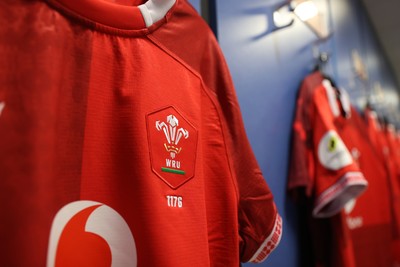 040726 - Fiji v Wales - Nations Championship - Wales Dressing Room before the game