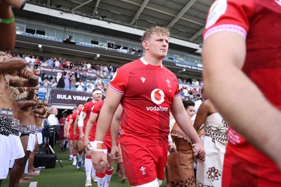 040726 - Fiji v Wales - Nations Championship - Jac Morgan of Wales 