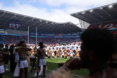 040726 - Fiji v Wales - Nations Championship - Fiji sing the anthem