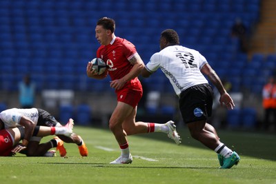 040726 - Fiji v Wales - Nations Championship - Josh Adams of Wales 