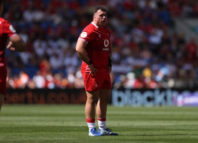 040726 - Fiji v Wales - Nations Championship - Ben Warren of Wales on his debut