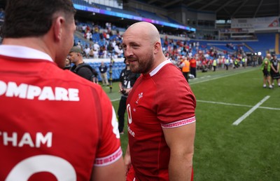 040726 - Fiji v Wales - Nations Championship - Dillon Lewis of Wales at full time