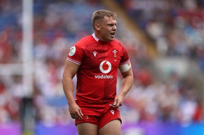 040726 - Fiji v Wales - Nations Championship - Sam Costelow of Wales 