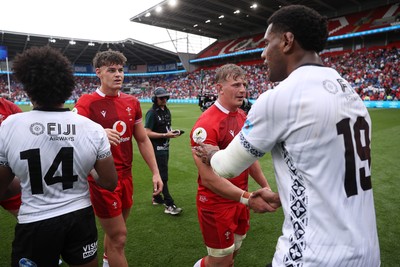 040726 - Fiji v Wales - Nations Championship - Jac Morgan of Wales 