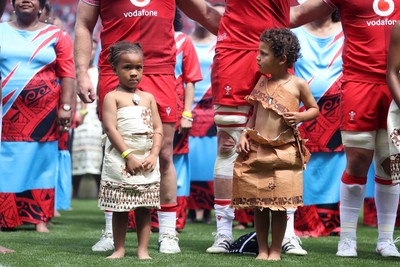 040726 - Fiji v Wales - Nations Championship - Mascots