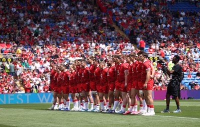 040726 - Fiji v Wales - Nations Championship - Wales line up