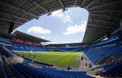 040726 - Fiji v Wales, Nations Championship - A general view of the Cardiff City Stadium ahead of the match