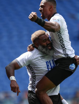 040726 - Fiji v Wales, Nations Championship - Pita-Gus Sowakula of Fiji races in to score try