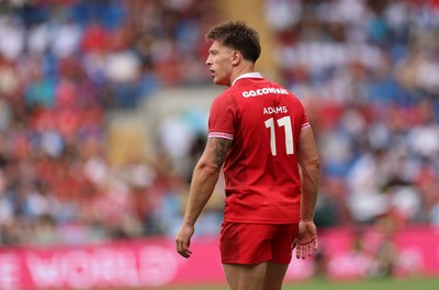 040726 - Fiji v Wales, Nations Championship - Josh Adams of Wales