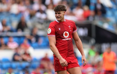 040726 - Fiji v Wales, Nations Championship - Eddie James of Wales