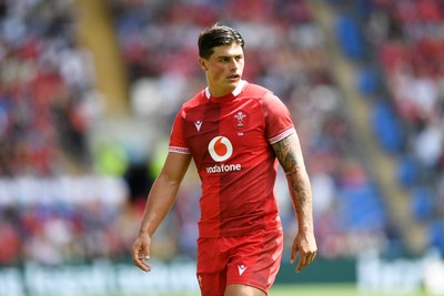 040726 - Fiji v Wales - Nations Championship - Louis Rees-Zammit of Wales