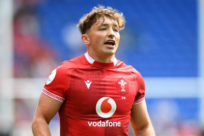 040726 - Fiji v Wales - Nations Championship - Dan Edwards of Wales