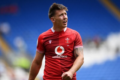 040726 - Fiji v Wales - Nations Championship - Josh Adams of Wales