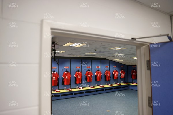 040726 - Fiji v Wales - Nations Championship - Wales Dressing Room before the game