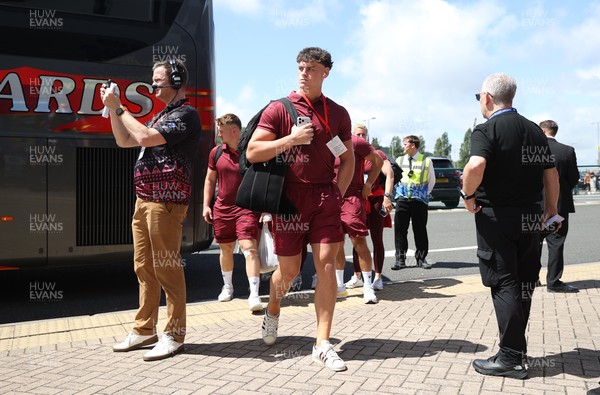 040726 - Fiji v Wales - Nations Championship - Eddie James arrives at the stadium