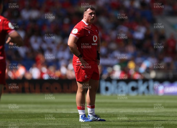 040726 - Fiji v Wales - Nations Championship - Ben Warren of Wales on his debut