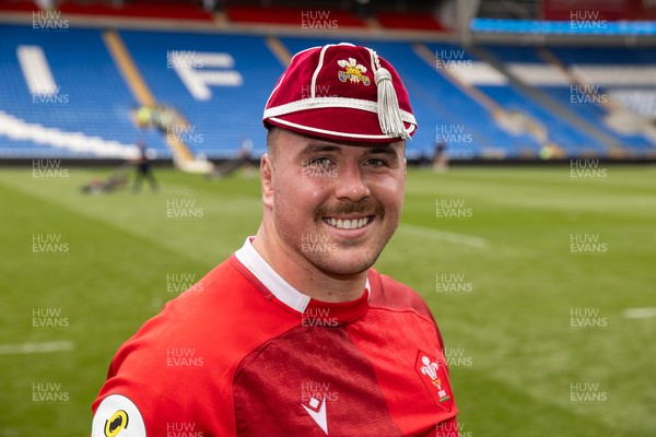 040726 - Fiji v Wales - Nations Championship - Ben Warren of Wales receives his first cap