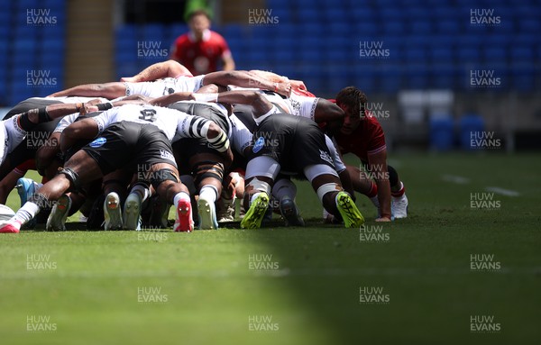 040726 - Fiji v Wales - Nations Championship - Scrum