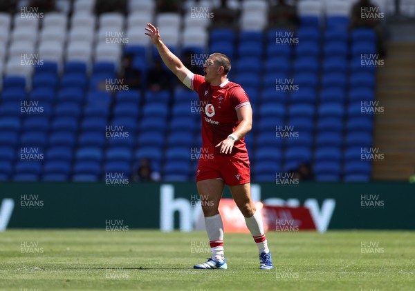 040726 - Fiji v Wales - Nations Championship - Joe Hawkins of Wales 