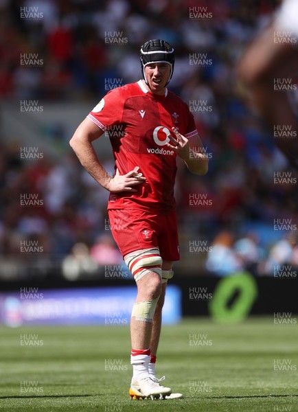 040726 - Fiji v Wales - Nations Championship - Adam Beard of Wales 