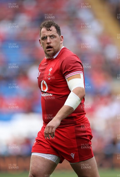 040726 - Fiji v Wales - Nations Championship - Ryan Elias of Wales 