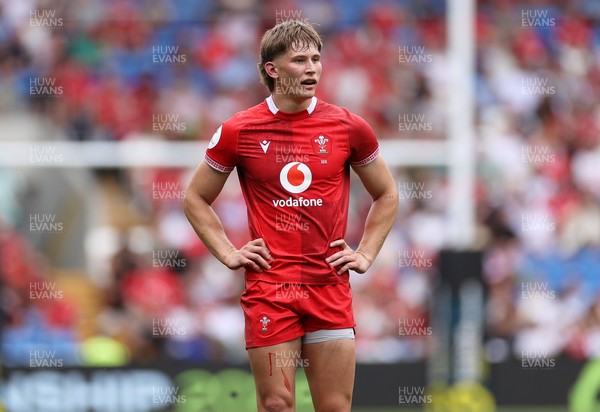 040726 - Fiji v Wales - Nations Championship - Ellis Mee of Wales 
