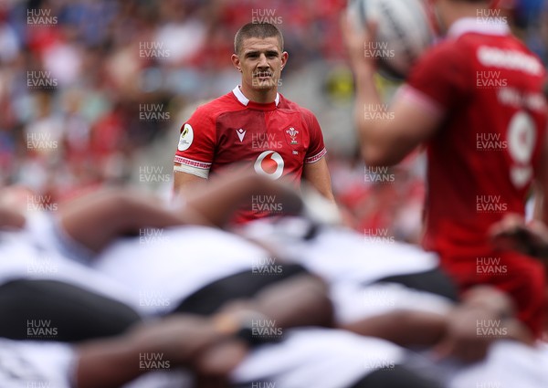 040726 - Fiji v Wales - Nations Championship - Joe Hawkins of Wales 