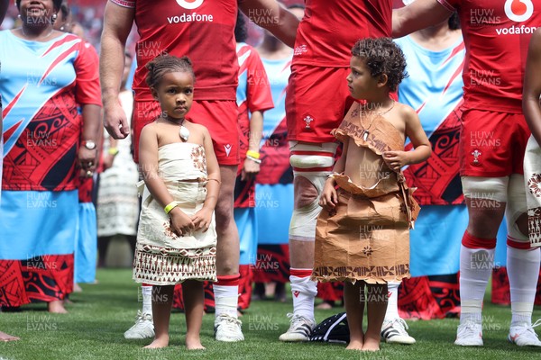 040726 - Fiji v Wales - Nations Championship - Mascots