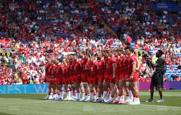 040726 - Fiji v Wales - Nations Championship - Wales line up