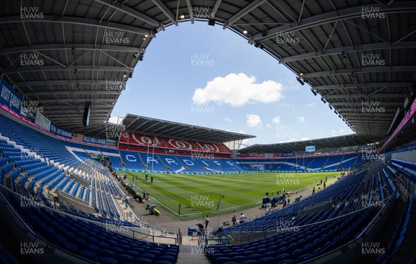 040726 - Fiji v Wales, Nations Championship - A general view of the Cardiff City Stadium ahead of the match