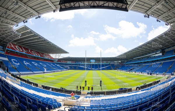 040726 - Fiji v Wales, Nations Championship - A general view of the Cardiff City Stadium ahead of the match