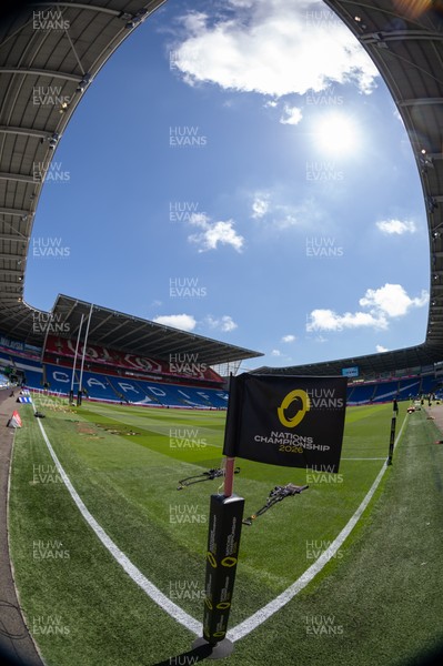 040726 - Fiji v Wales, Nations Championship - A general view of the Cardiff City Stadium ahead of the match
