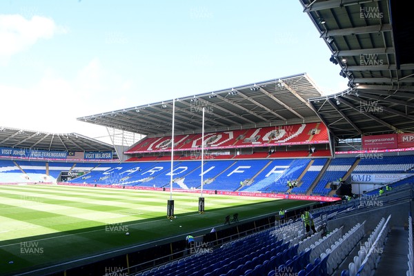 040726 - Fiji v Wales - Nations Championship - A general view of the Cardiff City Stadium ahead of the game