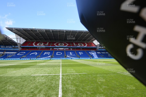 040726 - Fiji v Wales - Nations Championship - A general view of the Cardiff City Stadium ahead of the game