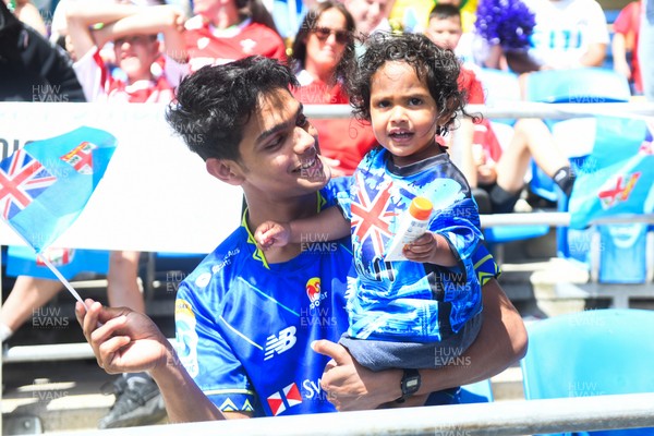 040726 - Fiji v Wales - Nations Championship - Fans