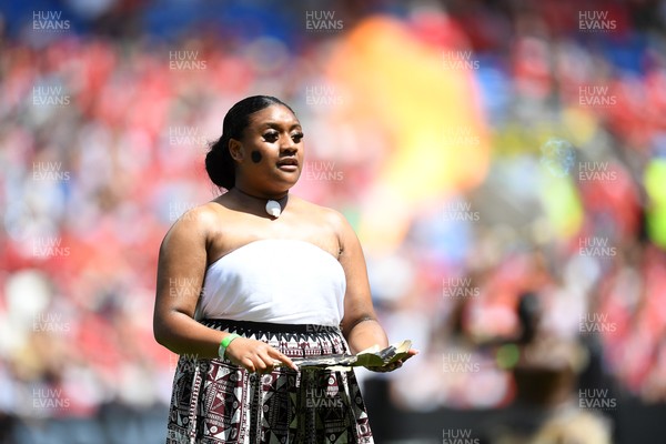 040726 - Fiji v Wales - Nations Championship - Fiji pre match performance 