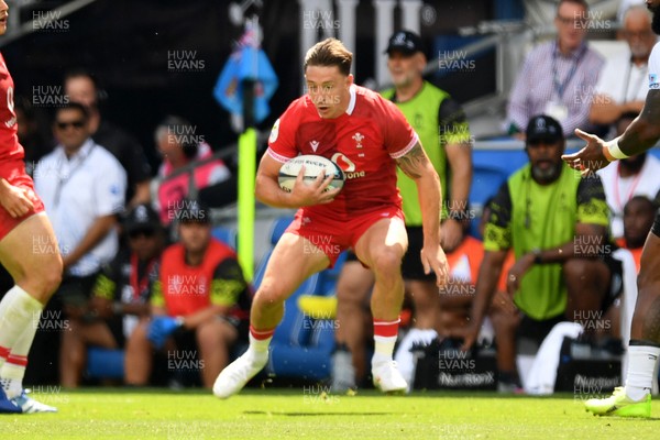 040726 - Fiji v Wales - Nations Championship - Josh Adams of Wales