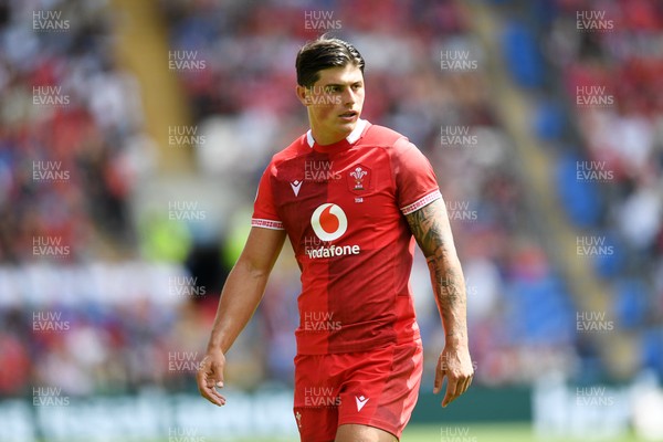 040726 - Fiji v Wales - Nations Championship - Louis Rees-Zammit of Wales