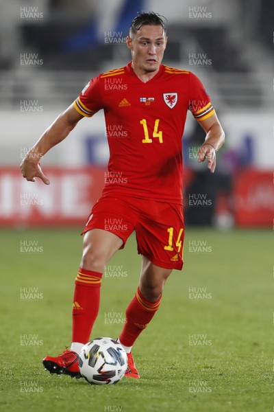 030920 - Finland v Wales - UEFA Nations League - Connor Roberts of Wales